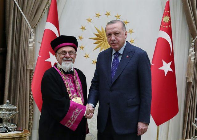 Cumhurbaşkanı Recep Tayyip Erdoğan'ın kabulü