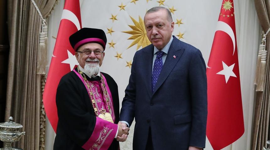 Cumhurbaşkanı Erdoğan, T&uuml;rk Musevi heyetini kabul etti