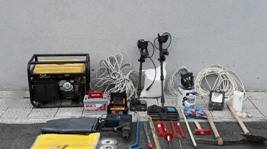 Samsun&rsquo;da sit alanında ka&ccedil;ak kazı yapan 4 kişi g&ouml;zaltına alındı