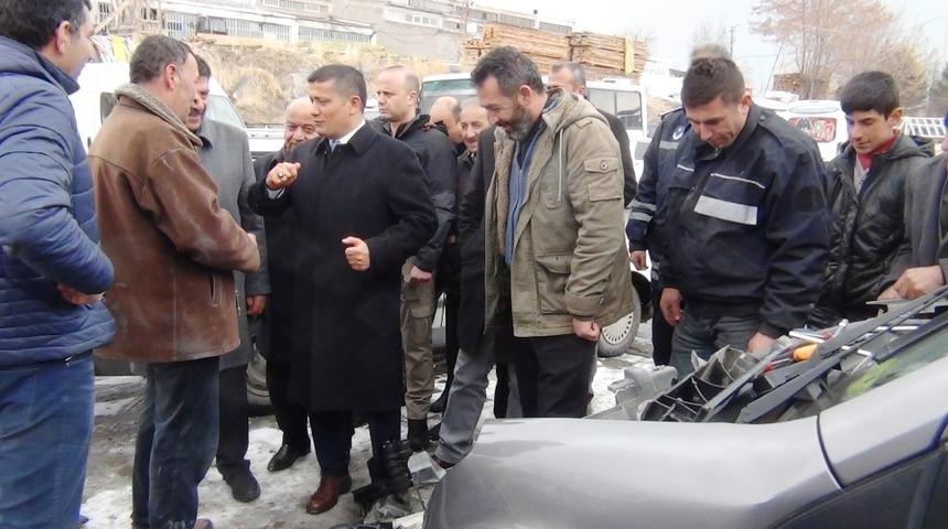 Kaymakam Mehmetbeyoğlu&rsquo;ndan sanayi esnafına ziyaret