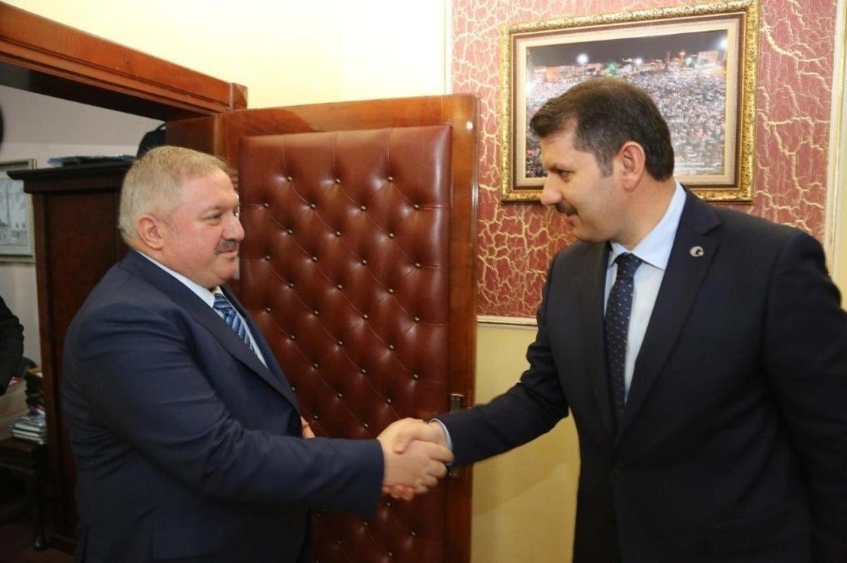 Kayseri OSB y&ouml;netiminden Sivas Valiliği ve Gemerek Kaymakamlığını ziyaret