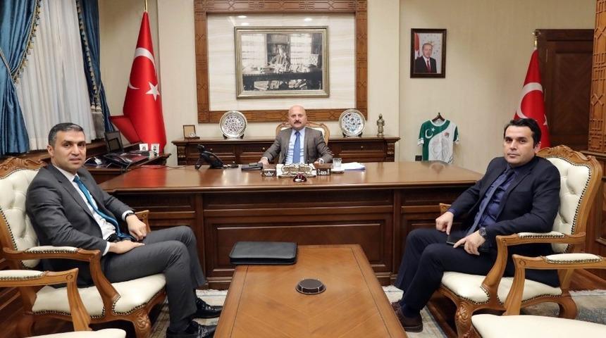 Vali Varol, Şahin&rsquo;e yeni g&ouml;revinde başarılar diledi