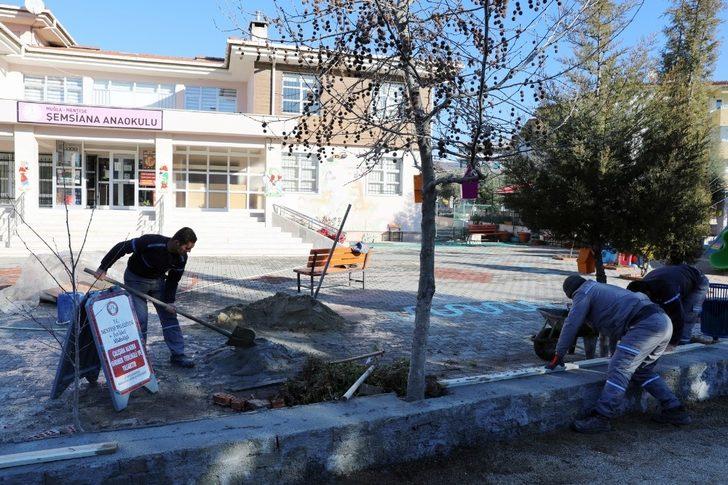 Menteşe Belediyesi’nden Şemsiana Ana Okulunda bakım ve onarım çalışması G1