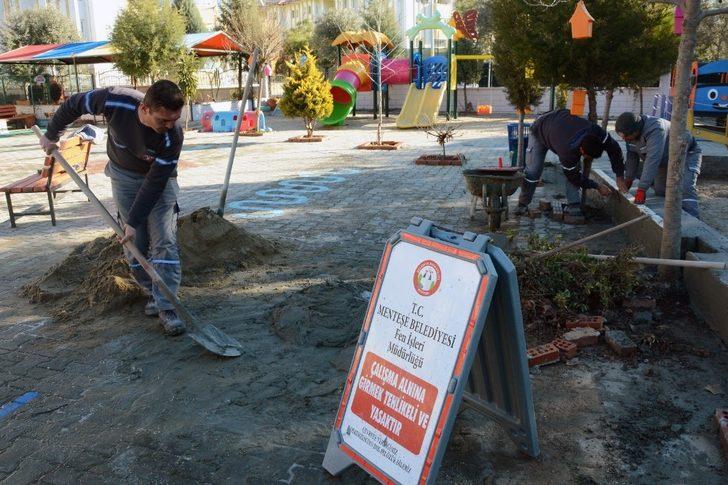 Menteşe Belediyesi’nden Şemsiana Ana Okulunda bakım ve onarım çalışması G3