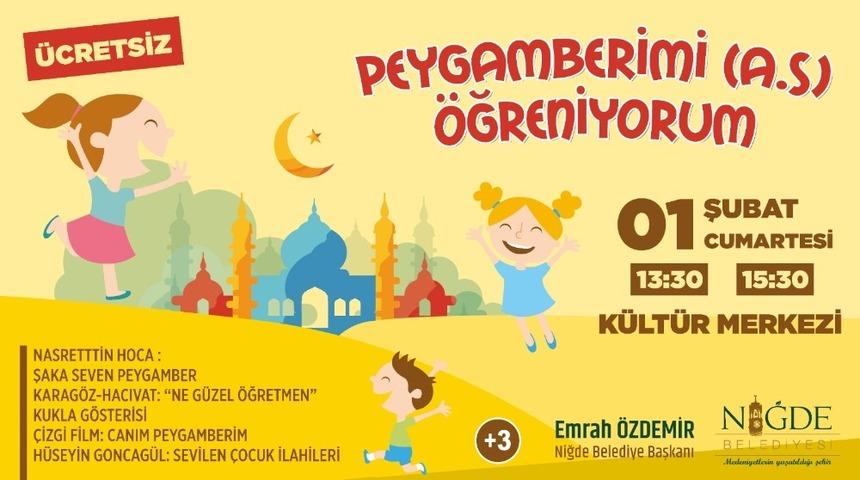 Niğde Belediyesi &ccedil;ocuklar i&ccedil;in &uuml;cretsiz g&ouml;steri d&uuml;zenliyor