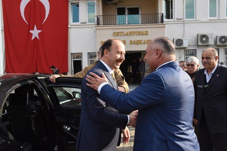 Vali Erin, Ceylanpınar ve Resulayn’da incelemelerde bulundu G3