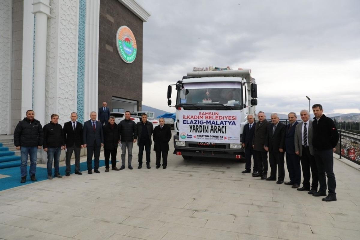 İlkadım depremzedelerin yanında