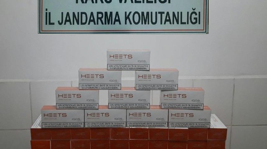Kars’ta 30 bin lira değerinde kaçak sigara ele geçirildi