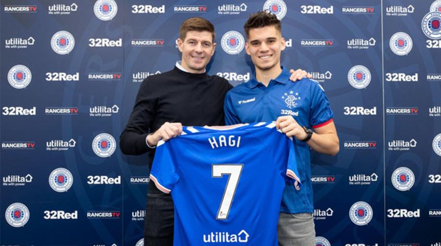 Efsane futbolcu Gheorghe oğlu, Ianis Hagi, Rangers'ta