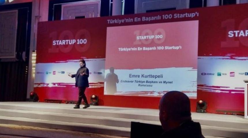 Emre Kurttepeli Joined Startup 100 Award Ceremony as Speaker