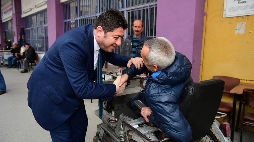 Başkandan engellilere gönül köprüsü