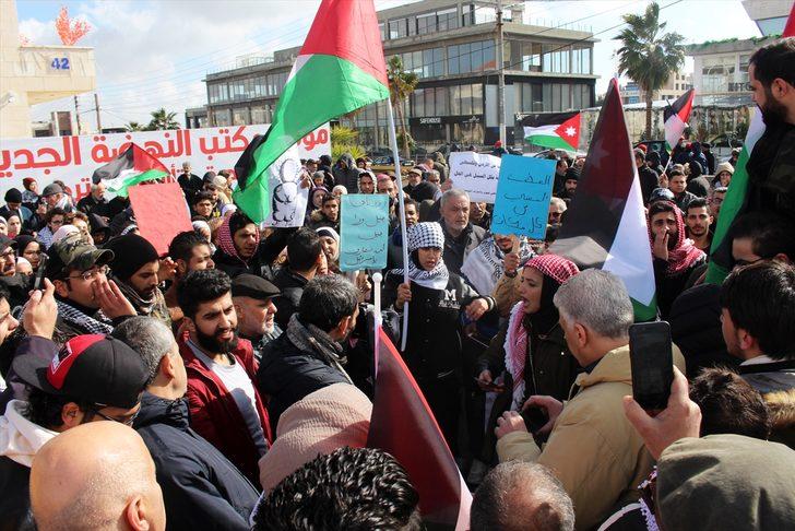 Ürdün'de ABD'nin sözde barış planı protesto edildi G2