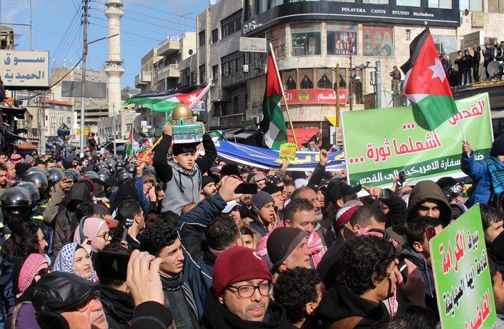 Ürdün'de ABD'nin sözde barış planı protesto edildi G4