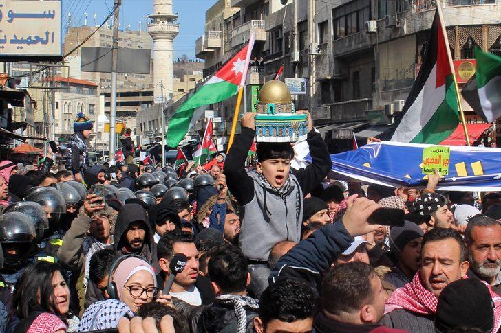 Ürdün'de ABD'nin sözde barış planı protesto edildi G5