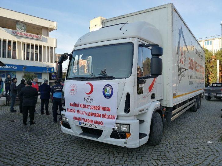 İnsani yardım tırı Salihli’den yola çıktı G2