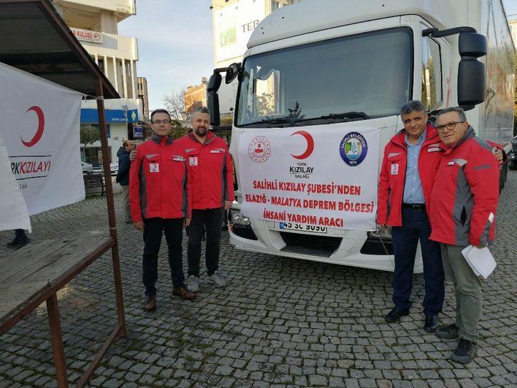 İnsani yardım tırı Salihli’den yola çıktı G4
