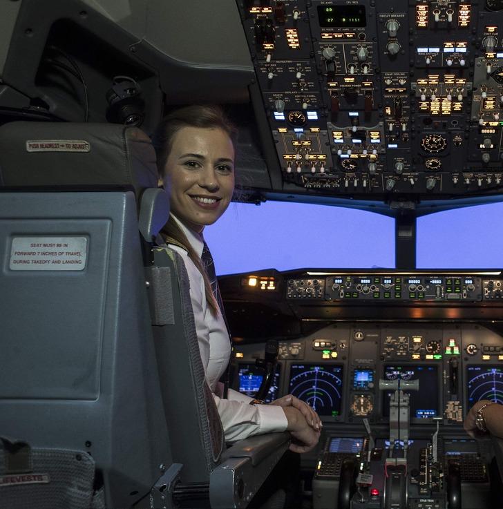 THY’nin en genç kaptan pilotu 29 yaşındaki Selin Sevimli G5