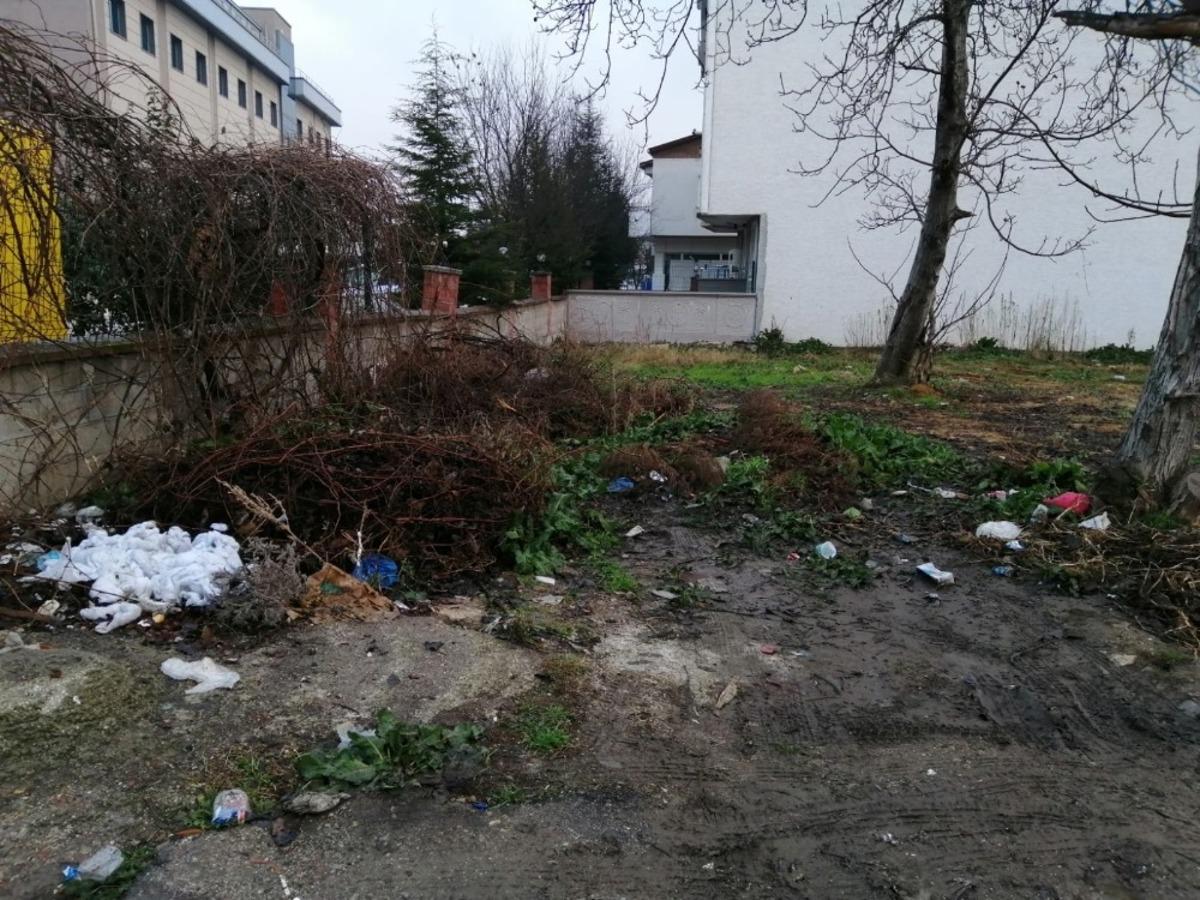 Boş arsalar temizleniyor