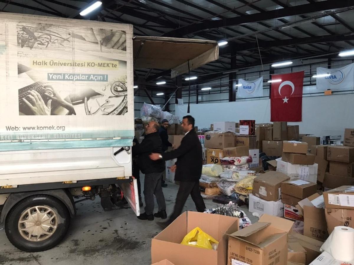 KO-MEK Vefası Elazığ&rsquo;a sıcak sevgisini g&ouml;nderdi