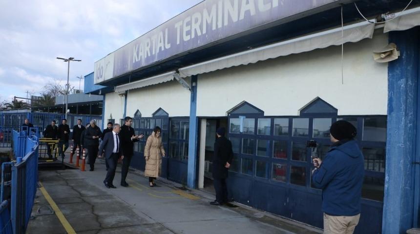 Başkan Y&uuml;ksel, Kartal&rsquo;a deniz ulaşımını kazandırmaya kararlı