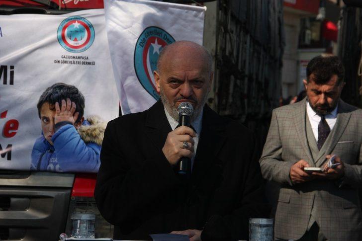 Gaziosmanpaşa’dan İdlib’e 5 tır dolusu yardım eli G3