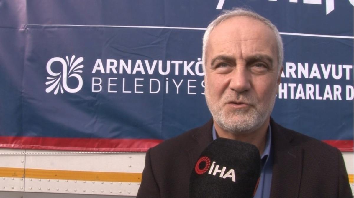 Arnavutk&ouml;y&rsquo;den Elazığ&rsquo;daki depremzedelere yardım eli