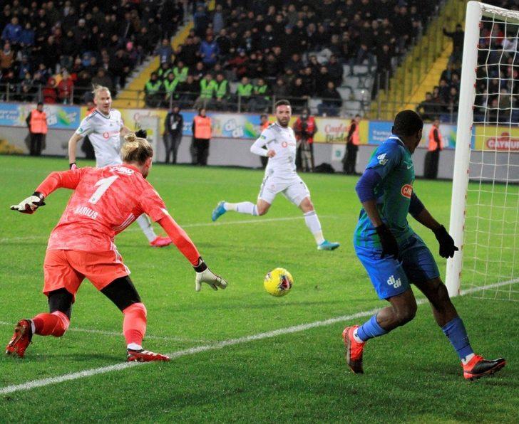 Süper Lig: Çaykur Rizespor: 1 - Beşiktaş: 2 (Maç sonucu) G3