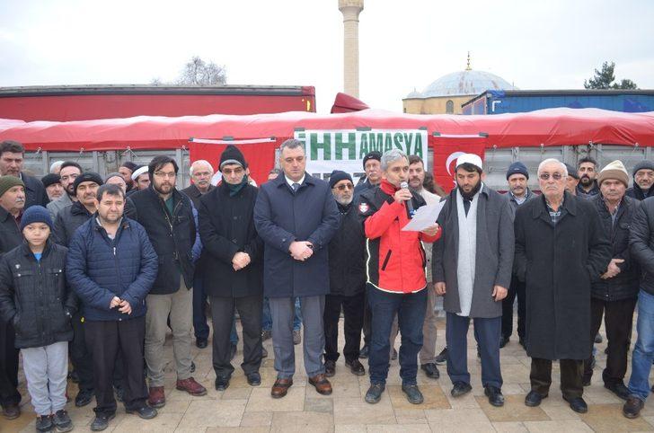 Suriye’ye 6 tır un gönderildi G2