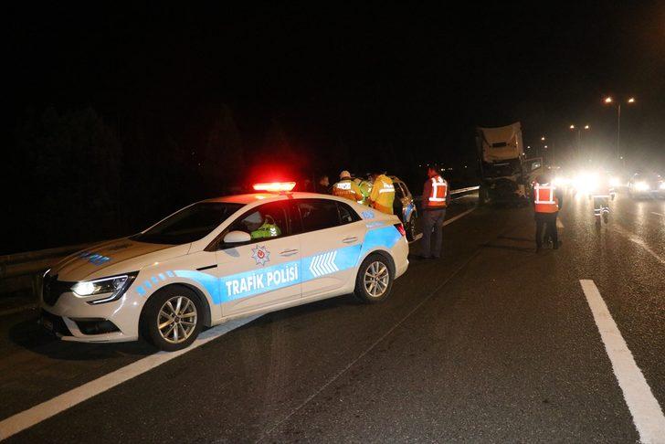 Anadolu Otoyolu'nda feci kaza! TIR'la tanker çarpıştı G2