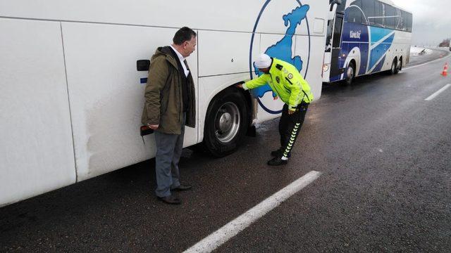 Van polisinden kış uygulaması