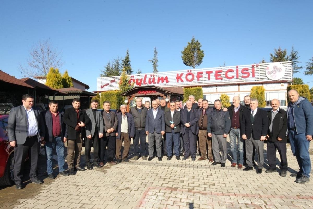 Başkan B&uuml;y&uuml;kg&ouml;z muhtarlarla buluştu