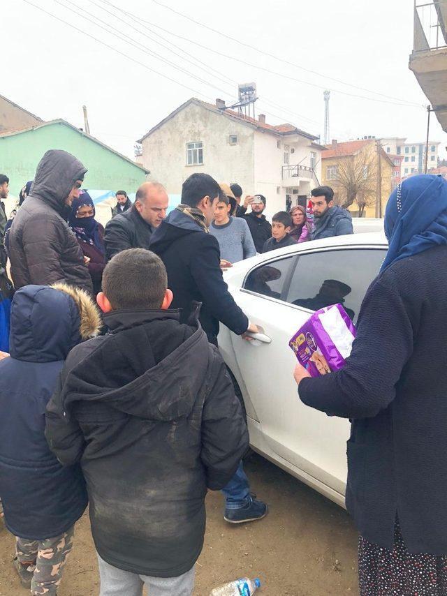 Şehit aileleri ve gazilerden Elazığ’a yardım