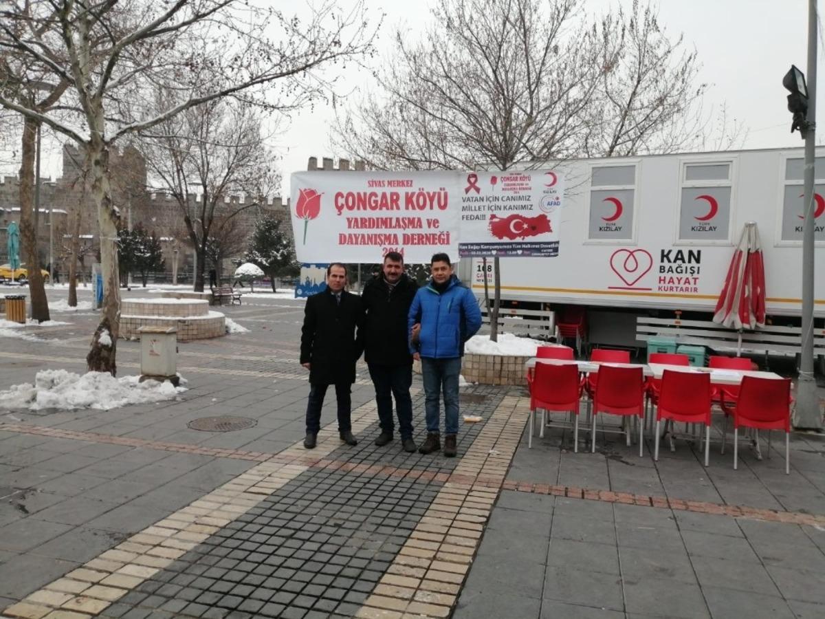 &Ccedil;ongar K&ouml;y&uuml; Derneği&rsquo;nden Elazığlı Deprem Zedeler İ&ccedil;in Kan Bağışı Kampanyası