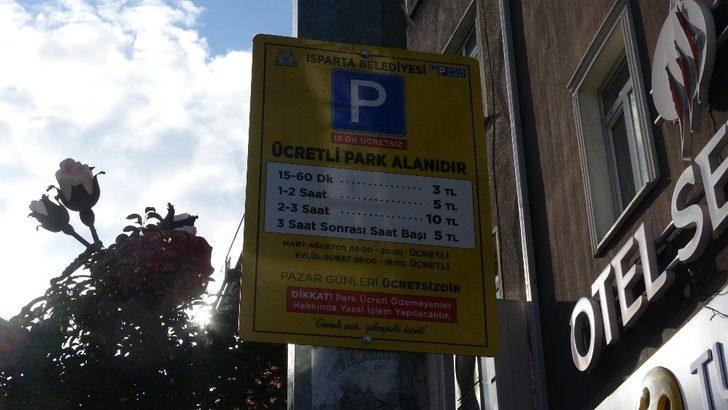 Isparta’daki ücretli cadde otoparkı sayısı 9’a yükseltildi G3