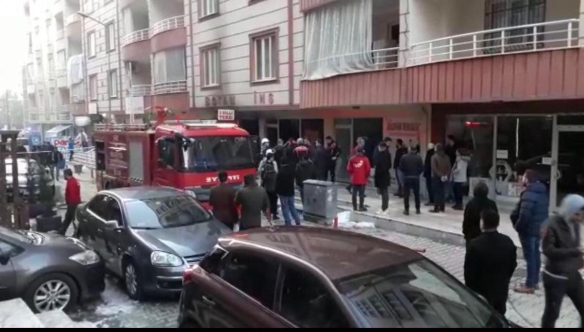 Siirt&rsquo;te iş yerinde &ccedil;ıkan yangın korkuttu