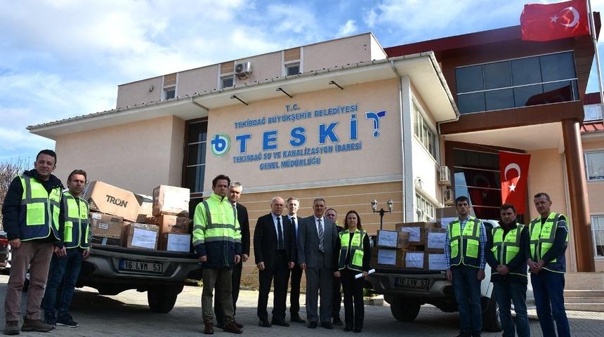 TESKİ&rsquo;den Elazığ&rsquo;a yardım eli