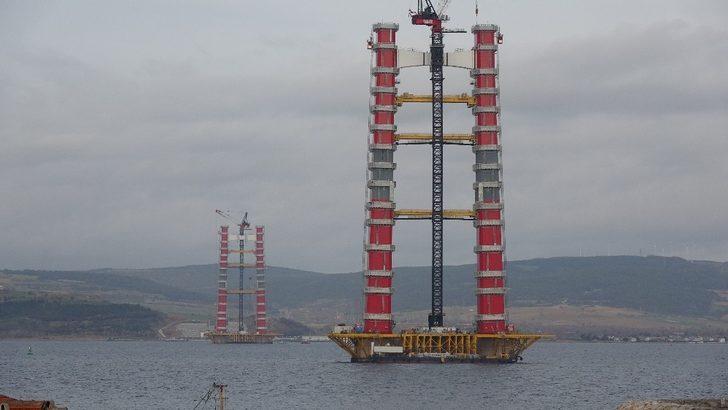 1915 Çanakkale Köprüsü'nde son durum... Ayaklar 150 metreye ulaştı G2