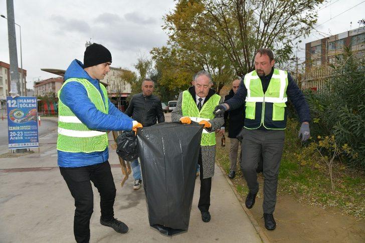 Çiğli’de sokak temizliği devam ediyor G1