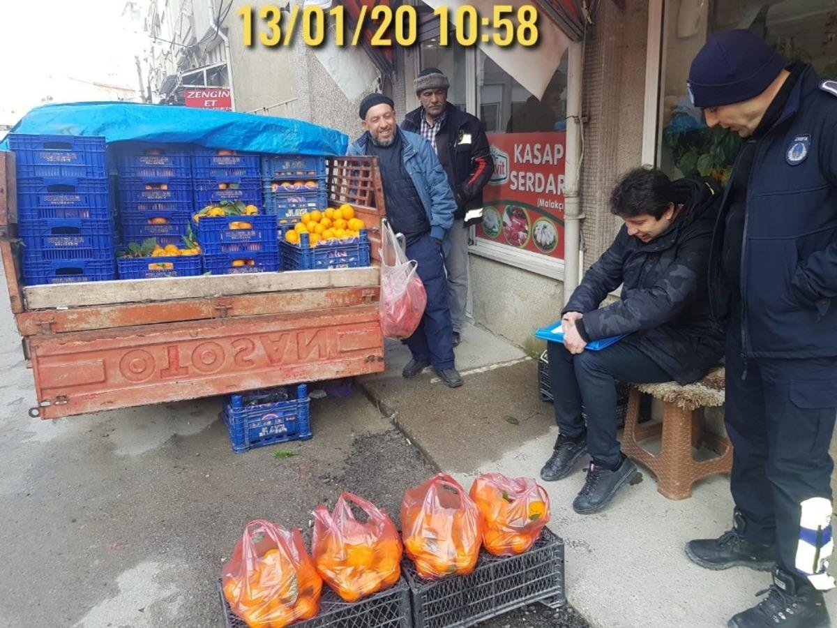 Susurluk&rsquo;ta kaldırım ve esnaf denetimleri s&uuml;r&uuml;yor