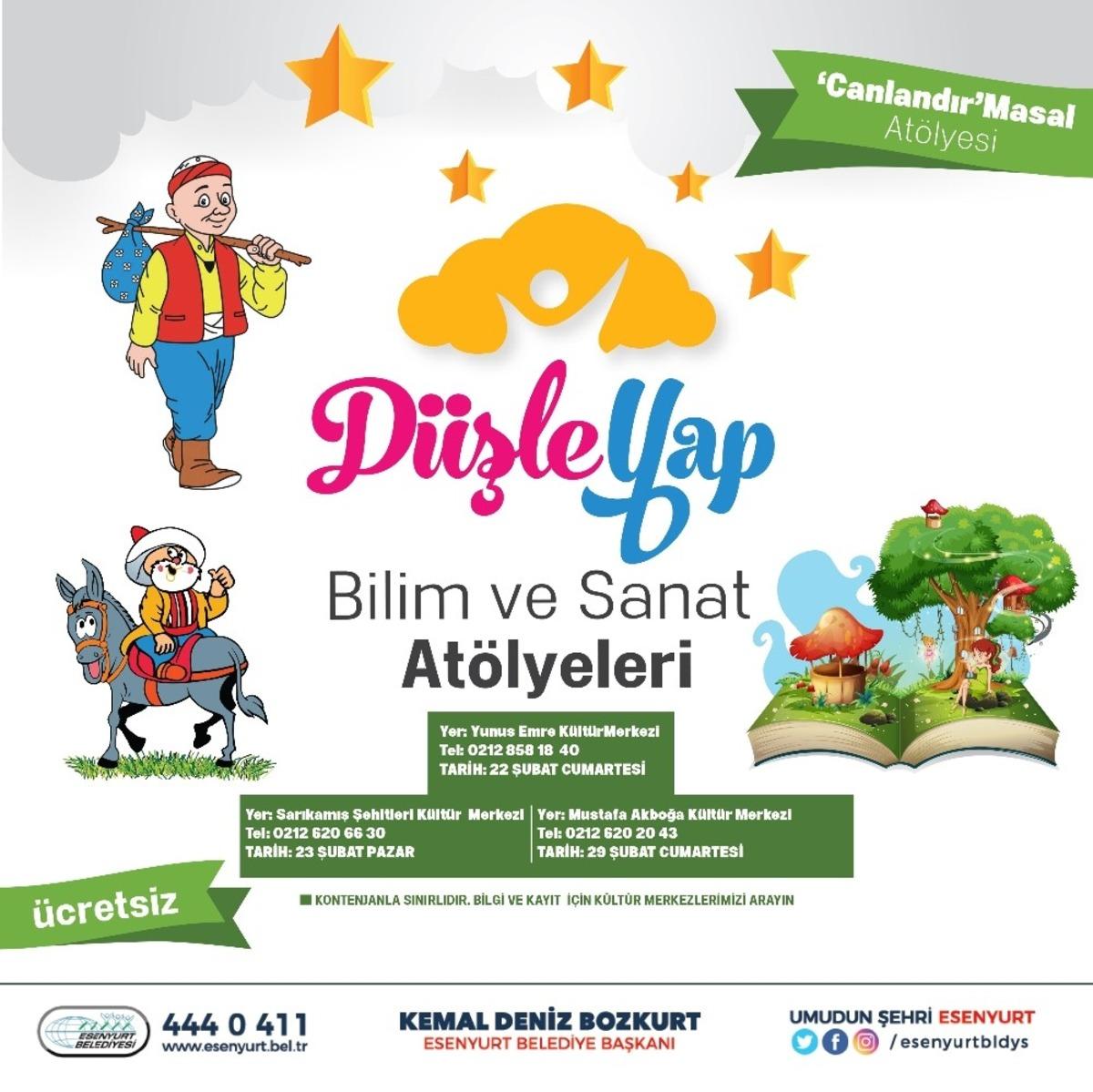 Esenyurtlu &ccedil;ocuklar bilim ve sanatla b&uuml;y&uuml;yecek
