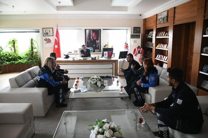 112 Acil Çağrı Merkezinin tanıtımı yapılıyor G1