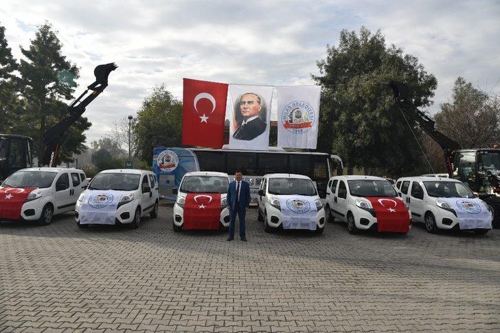 Milas Belediyesi filosuna 6 yeni araç kattı G1