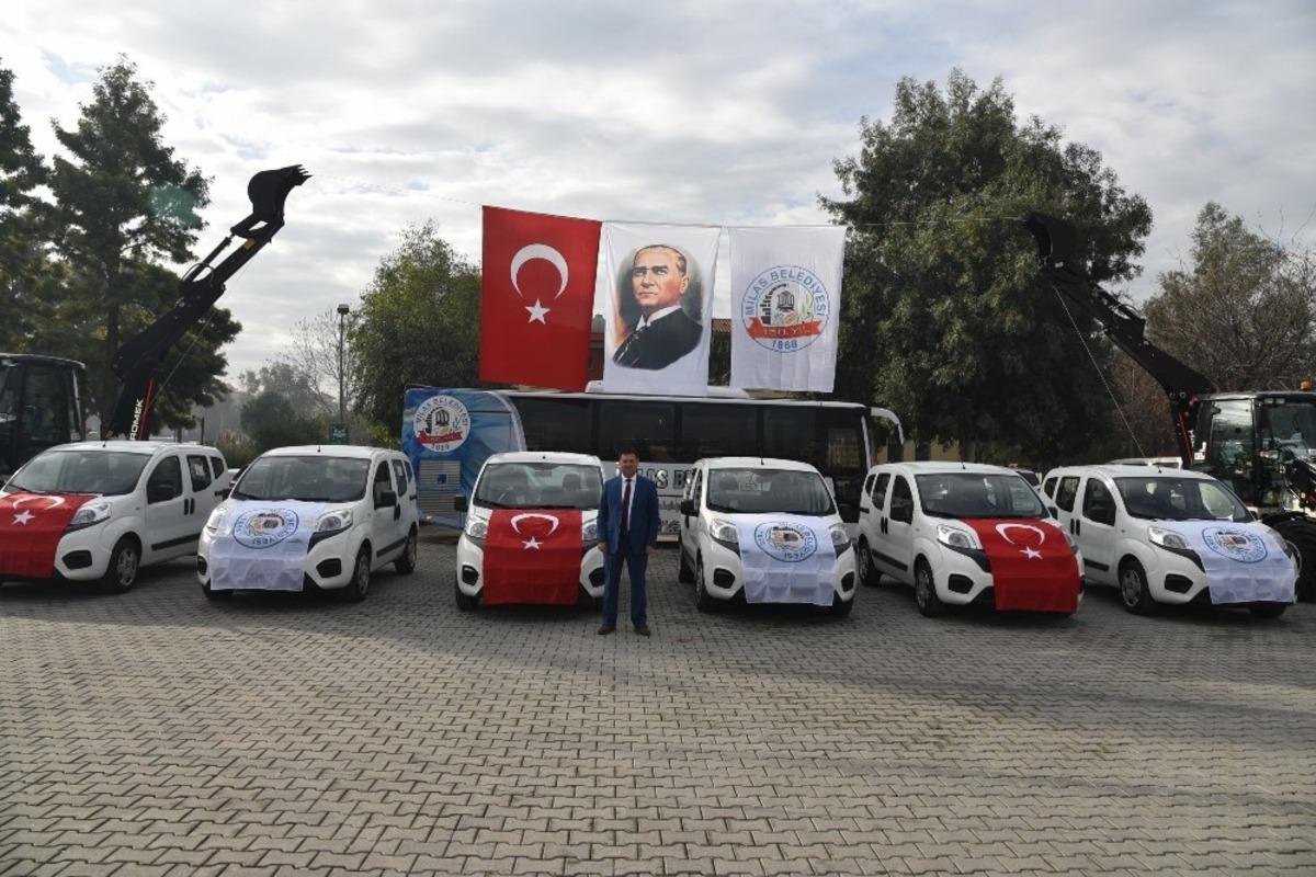 Milas Belediyesi filosuna 6 yeni ara&ccedil; kattı