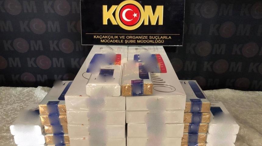 Adıyaman’da, kaçak sigara ele geçirildi
