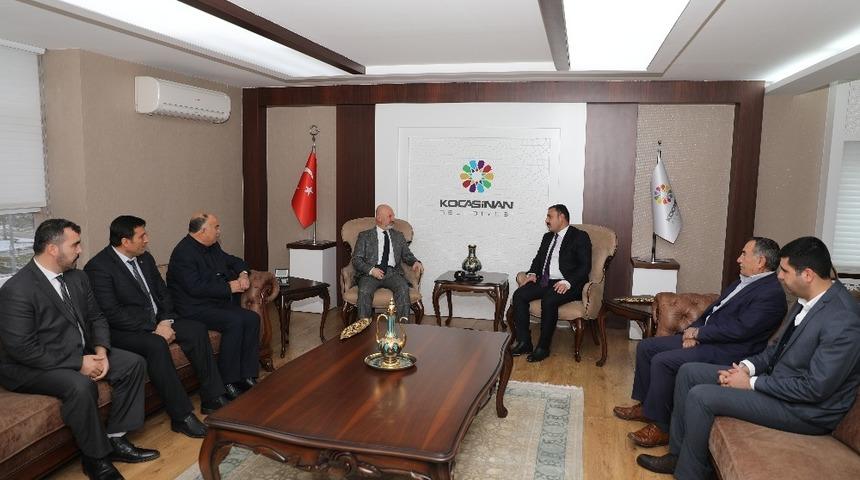 Başkan &Ccedil;olakbayrakdar, kardeş belediye başkanını ağırladı