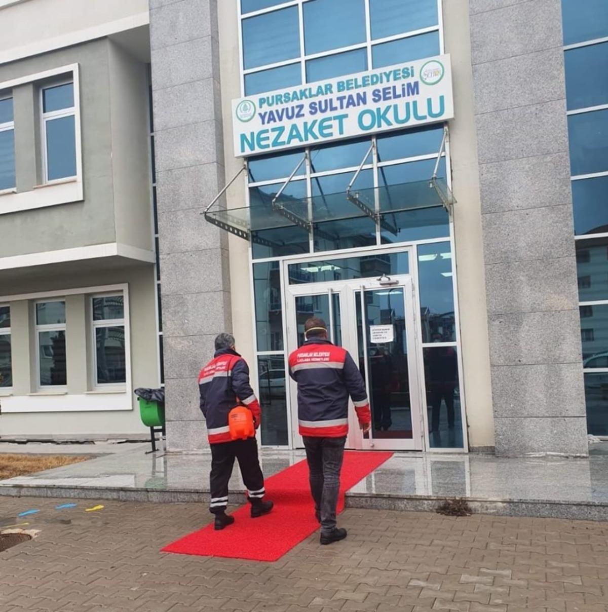 Pursaklar&rsquo;da temiz okullar sağlıklı gelecekler