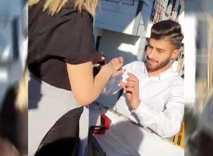 İstanbul'da vinç sepetinden sürpriz evlilik teklifi G2