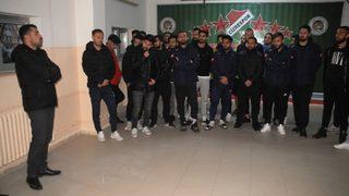 Ligden çekilen Cizrespor'da vedalaşma töreni