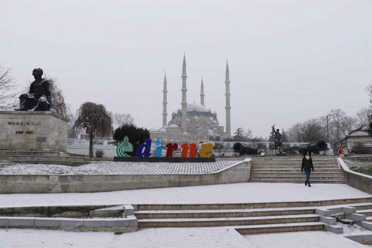 Edirne&rsquo;ye &lsquo;kar&rsquo; uyarısı