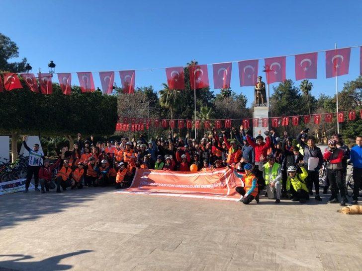 Kanser savaşçıları pedal çevirdi G4